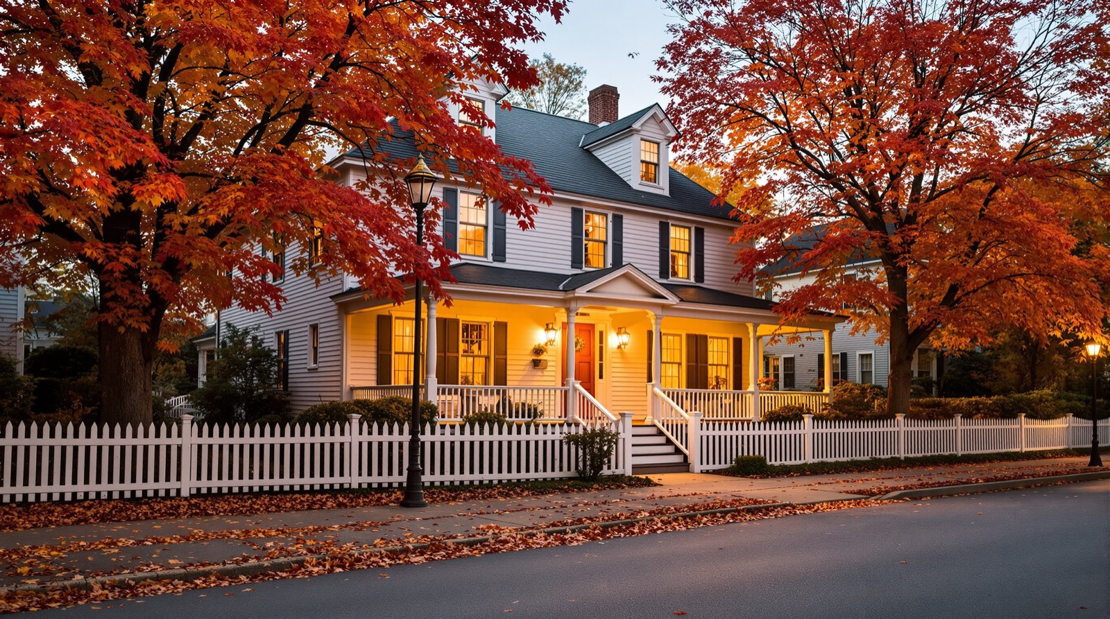 A New England home on a village street in the Monadnock Region